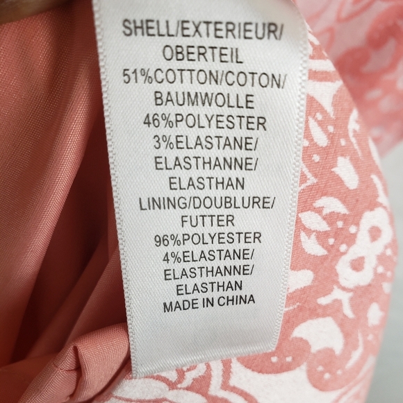 Adrianna Papell Pink Shimmering Sleeveless Jeweled Dress Sz 4 - Picture 12 of 12